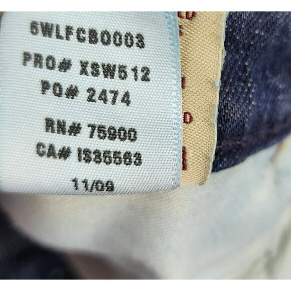 Big Star Jeans Womens 28 Blue Liv Cropped Dark Wash Denim Flap Pockets (28x23) - Picture 12 of 12